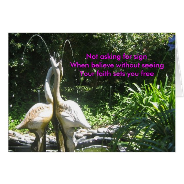 Niet om teken vragen (Voorkant Horizontaal)