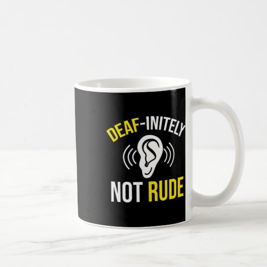 Niet onbeleefd koffiemok (Rechts)
