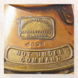 Niet onder Bevel Glazen Onderzetter