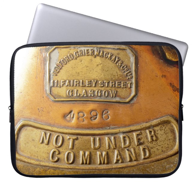 Niet onder Bevel Laptop Sleeve (Voorkant)