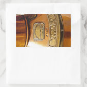 Niet onder Bevel Rechthoekige Sticker (Tas)