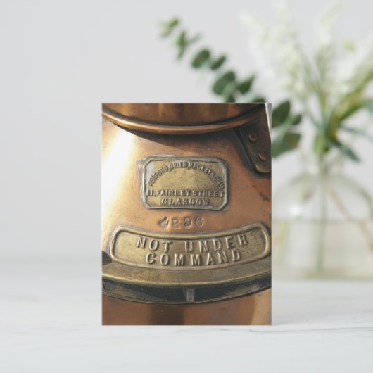 Niet onder commando briefkaart (Staand voorkant)