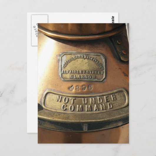 Niet onder commando briefkaart (Voorkant / Achterkant)