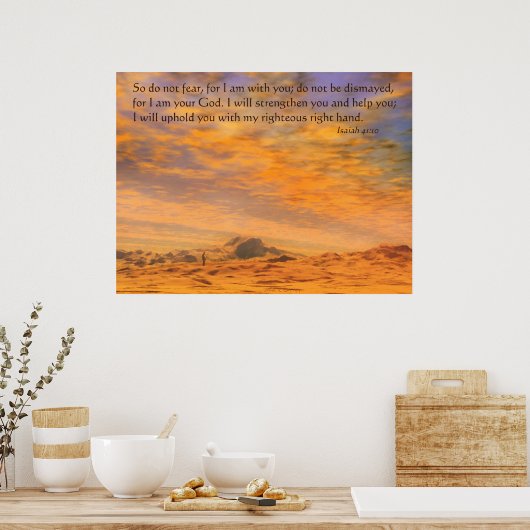 Niet ontdaan zijn poster (Keuken)