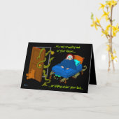 Niet ontsnappen aan je verjaardag kaart (Gele Bloem)