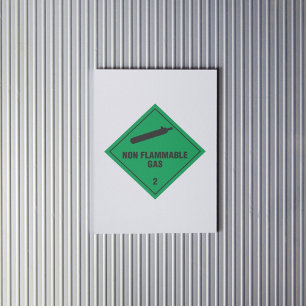 Niet-ontvlambaar gas 2 label