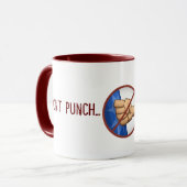 "Niet onze auto slaan" Mok (Voorkant links)