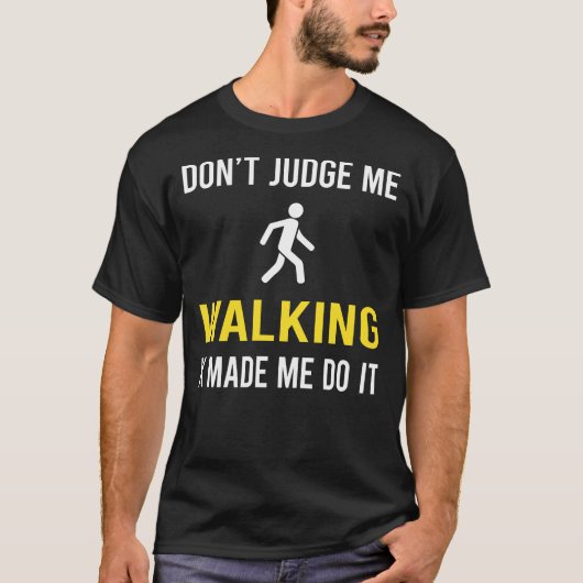 Niet oordelen over lopen t-shirt (Voorkant)