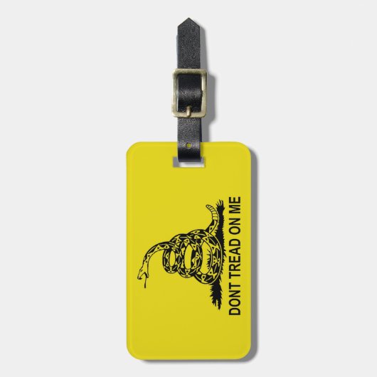 NIET OP DE TWEEDE AMENDEMENT VERENIGDE STATEN BEHA BAGAGELABEL (Voorkant verticaal)