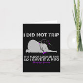 Niet op de vloer struikelde zag er triest uit dus  kaart (Voorkant)