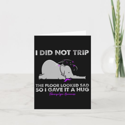 Niet op de vloer struikelde zag er triest uit dus  kaart (Voorkant)