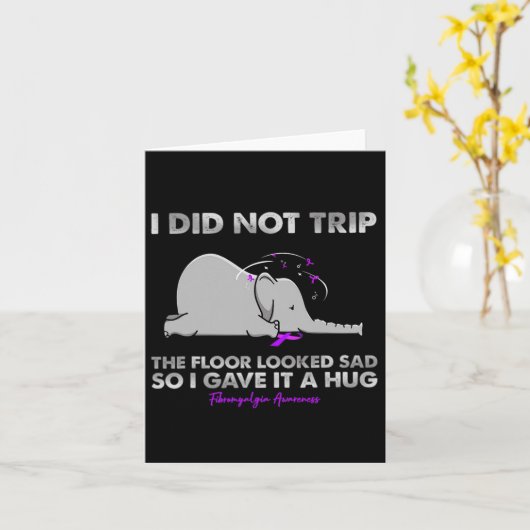 Niet op de vloer struikelde zag er triest uit dus kaart (Gele Bloem)