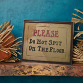 Niet op het  Antiek van de vloer draaien Fotoplaat (Zijkant)