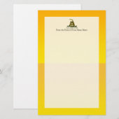 Niet op me aftekenen briefpapier (Voorkant / Achterkant)