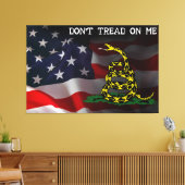 Niet op me drukken canvas afdruk (Insitu (Woonkamer))