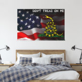 Niet op me drukken canvas afdruk (Insitu (Slaapkamer))