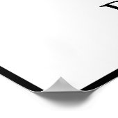 Niet op me drukken poster (Hoek)