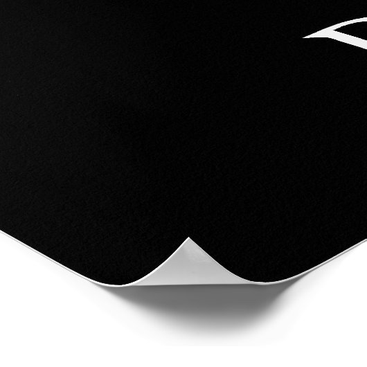 Niet op me drukken poster (Hoek)