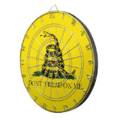 Niet op me laken met Gadsden American Flag Dartbord (Voorkant Rechts)