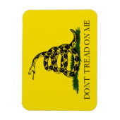 Niet op me laken met Gadsden American Flag Magneet (Verticaal)