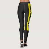 Niet op me Leggings tikken (Achterkant)