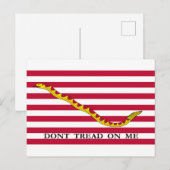 Niet op me lezen, Amerikaanse Naval Jack. Briefkaart (Voorkant / Achterkant)