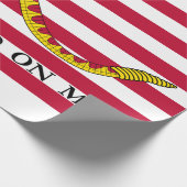 Niet op me lezen, Amerikaanse Naval Jack. Cadeaupapier (Hoek)