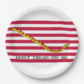 Niet op me lezen, Amerikaanse Naval Jack. Papieren Bordje (Voorkant)