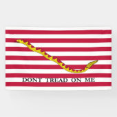 Niet op me lezen, Amerikaanse Naval Jack. Spandoek (Horizontaal)