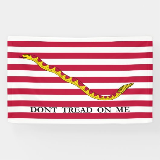 Niet op me lezen, Amerikaanse Naval Jack. Spandoek (Horizontaal)