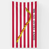 Niet op me lezen, Amerikaanse Naval Jack. Spandoek (Verticaal)