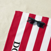 Niet op me lezen, Amerikaanse Naval Jack. Strandlaken (In situ)