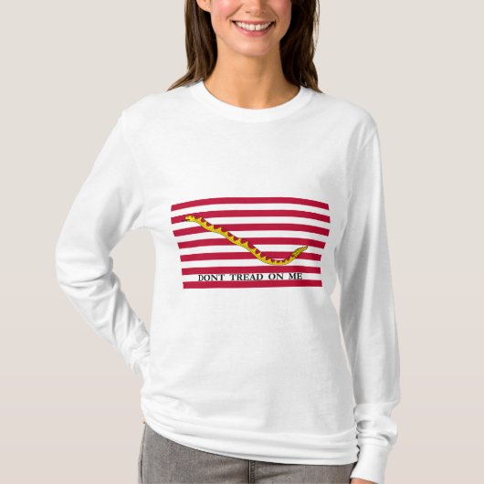 Niet op me lezen, Amerikaanse Naval Jack. T-shirt (Voorkant)