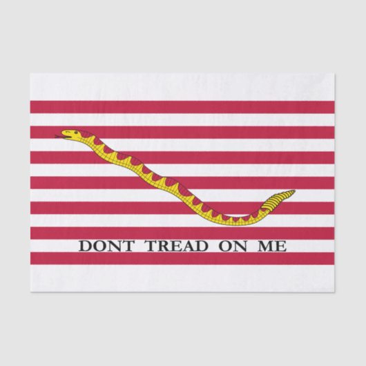 Niet op me lezen, Amerikaanse Naval Jack. Tissuepapier (Voorkant)