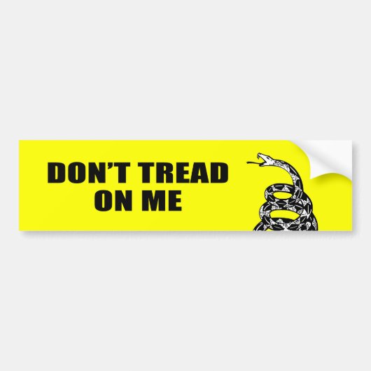 Niet op me lezen bumpersticker (Voorkant)