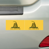 Niet op me lezen, Gadsden Flag Patriotic History Bumpersticker (Op auto)