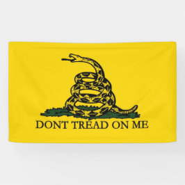 Niet op me lezen, Gadsden Flag Patriotic History Spandoek