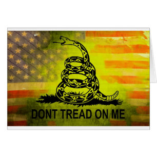 Niet op me lezen met de Amerikaanse vlag Gadsden