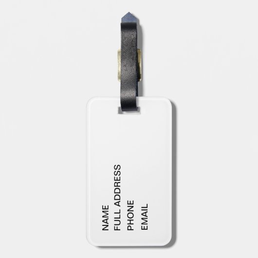 Niet op me lezen met de Amerikaanse vlag Gadsden Bagagelabel (Achterkant verticaal)