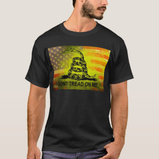 Niet op me lezen met de Amerikaanse vlag Gadsden T-shirt