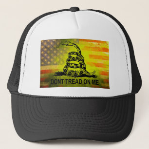 Niet op me lezen met de Amerikaanse vlag Gadsden Trucker Pet