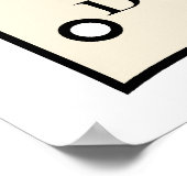 Niet op me lezen Skunk Poster (Hoek)