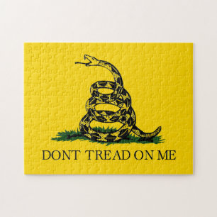 Niet op me tikken - Gadsden vlag Legpuzzel