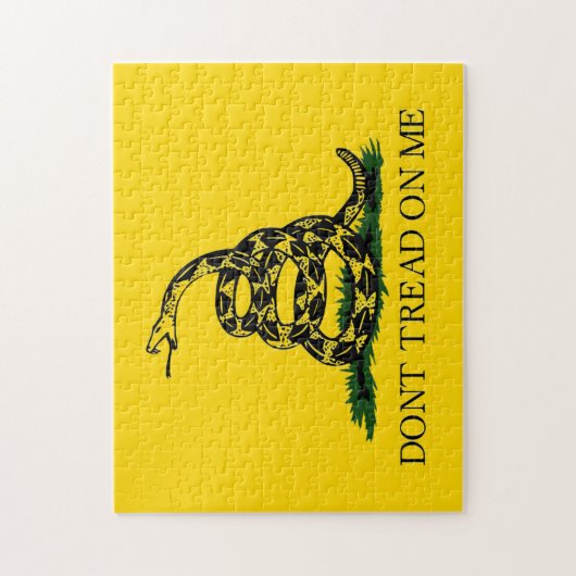 Niet op me tikken - Gadsden vlag Legpuzzel (Verticaal)