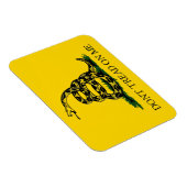 Niet op me tikken - Gadsden vlag Magneet (Rechterzijde)