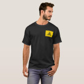 Niet op me tikken - Gadsden vlag T-shirt (Voorkant volledig)
