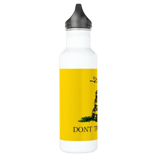 Niet op me tikken - Gadsden vlag Waterfles (Links)