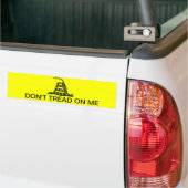 NIET OP MIJ BEHANDELEN BUMPERSTICKER (Op Truck)