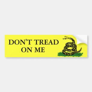 NIET OP MIJ BEHANDELEN BUMPERSTICKER