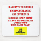 NIET OP MIJ BEHANDELEN MUISMAT (Voorkant)